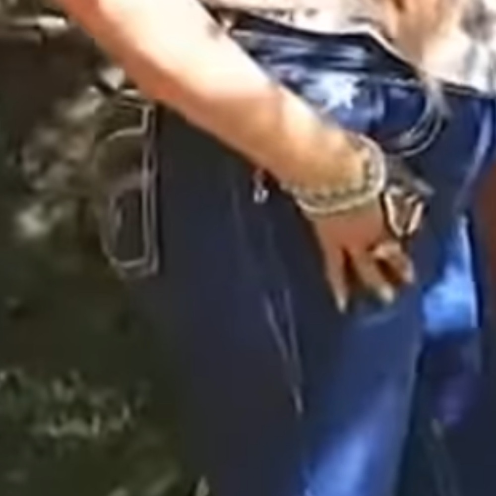 Stylish Blue Jeans with White Stitching